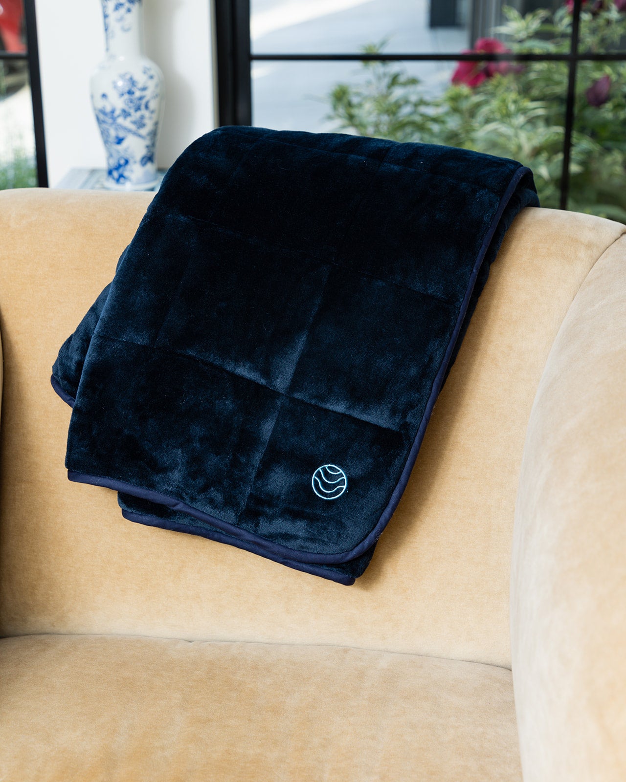 Thera Weighted Blanket - Calming Navy