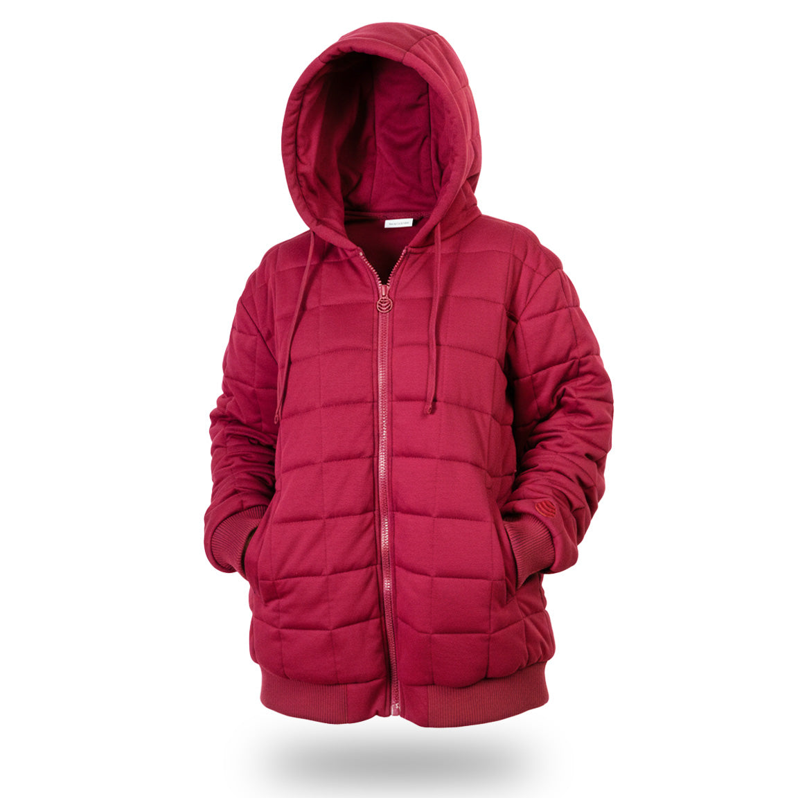 Weighted Therahoodie - Fleece Blissful Burgundy