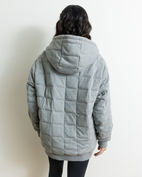 Weighted Therahoodie - Fleece Soothing Grey