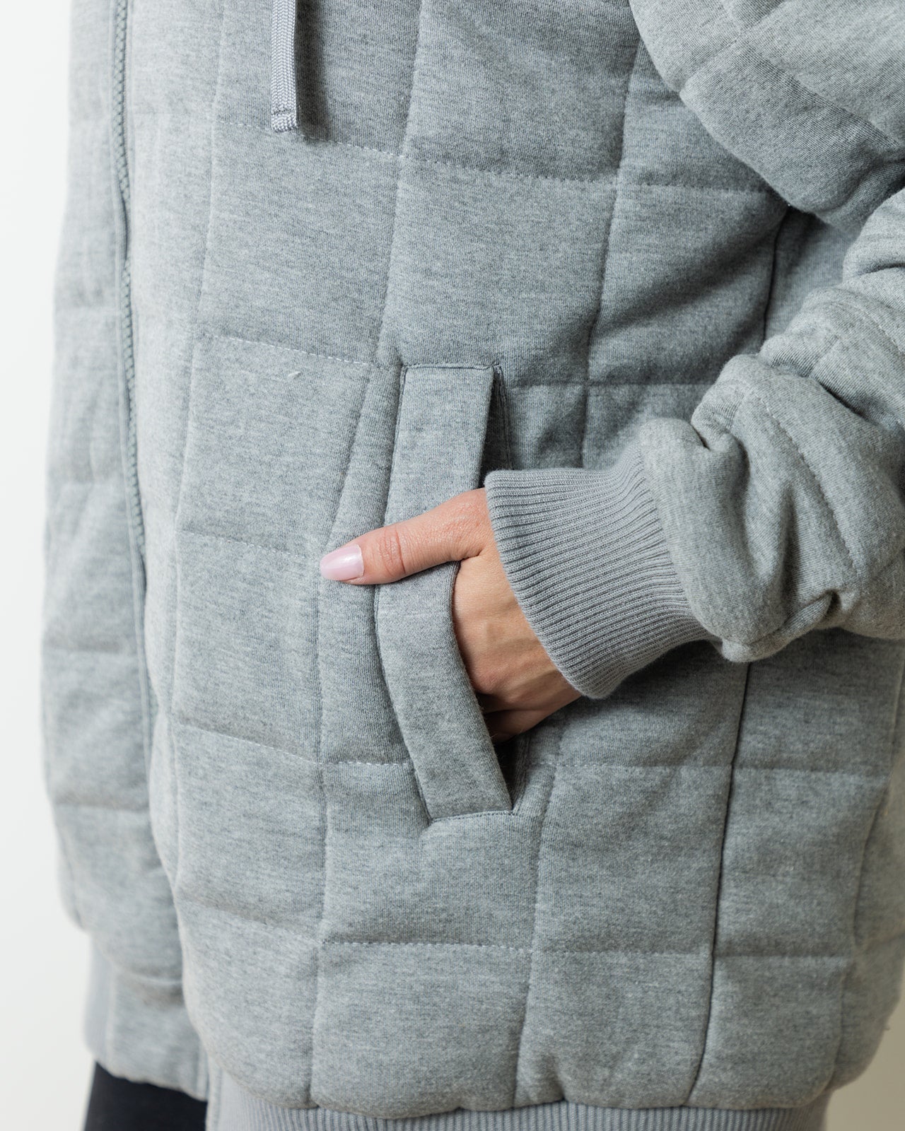 Weighted Therahoodie - Fleece Soothing Grey (Canada)