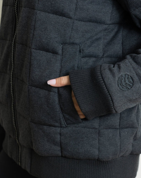 Weighted Therahoodie - Fleece Cozy Charcoal (Canada)