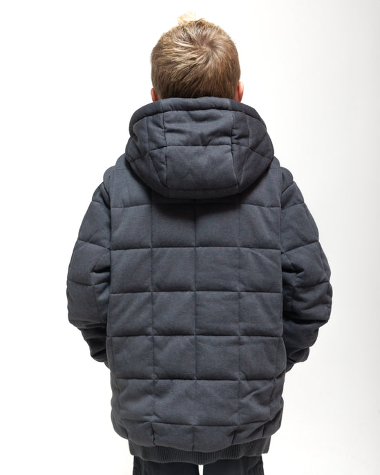 Weighted Therahoodie - Kid's Fleece Cozy Charcoal (Canada)