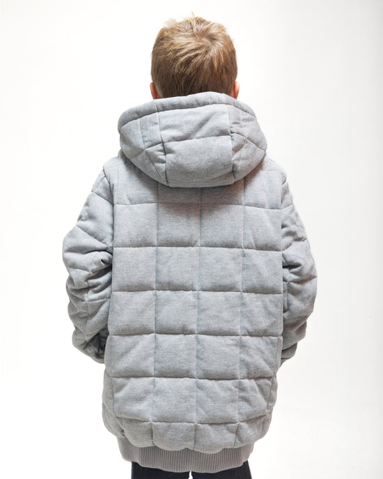 Weighted Therahoodie - Kid's Fleece Soothing Grey (Canada)