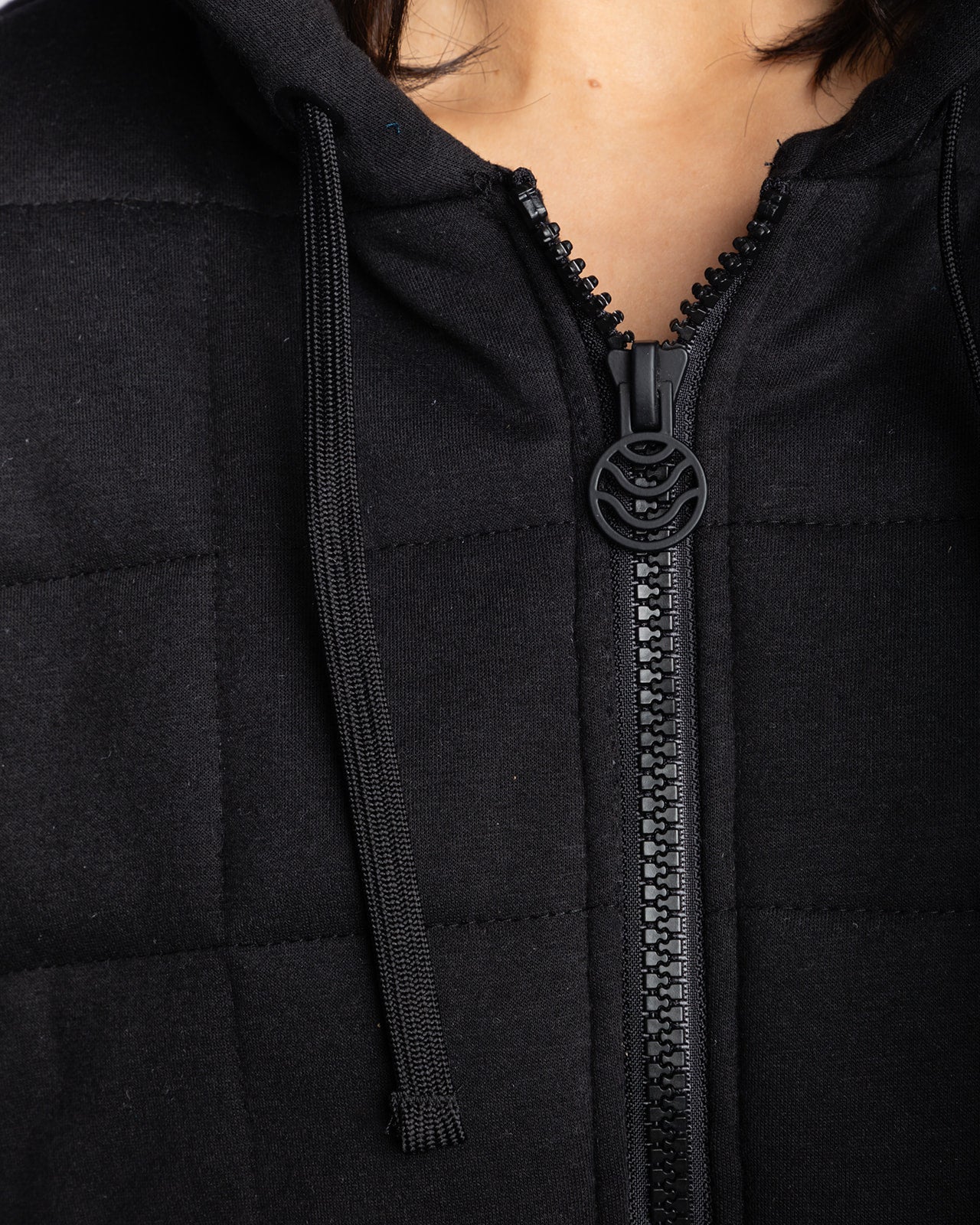 Load image into Gallery viewer, Weighted Therahoodie - Fleece Tranquil Black
