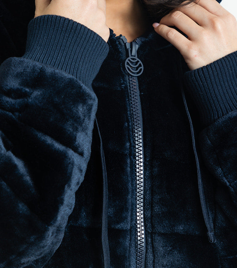 Weighted Therahoodie - Minky Calming Navy