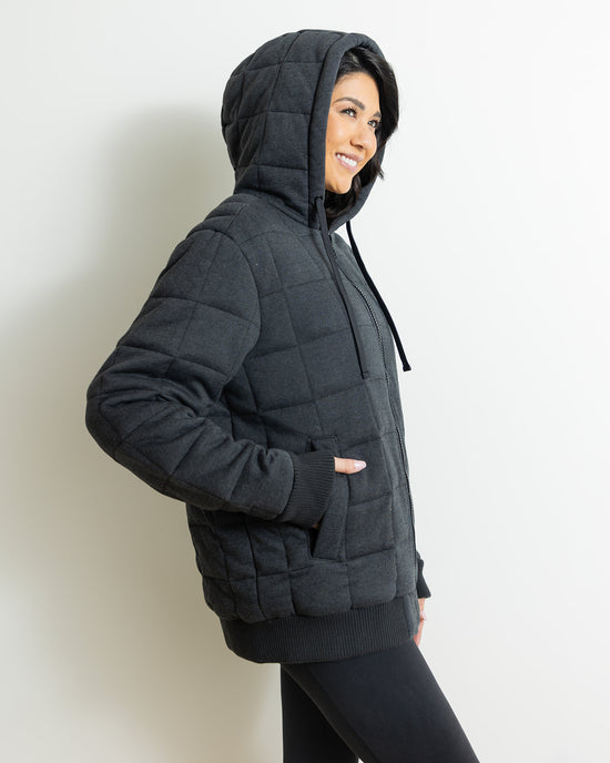 Weighted Therahoodie - Fleece Cozy Charcoal (Canada)