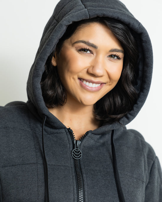 Weighted Therahoodie - Fleece Cozy Charcoal (Canada)