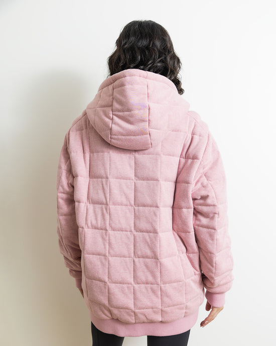 Weighted Therahoodie - Fleece Serene Rose