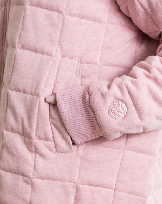 Weighted Therahoodie - Fleece Serene Rose